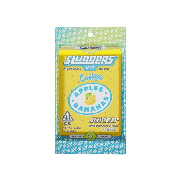 Sluggers Hit Apple & Banana 3.5g 5pk